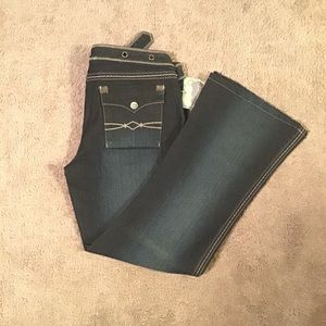 Mudd Juniors Jeans with Tie front and belt NWT